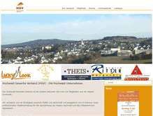 Tablet Screenshot of hgv-hochwald.de